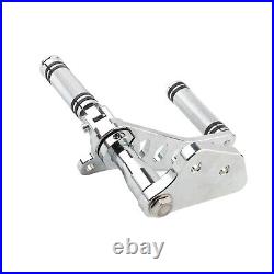 03012-0001C Chrome Forward Controls Foot Pegs For Harley 2000-12 DYNA Low Rider