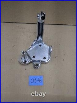 07-17 Harley-Davidson Softail Right Brake Pedal Forward Control Bracket Chrome