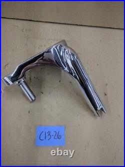 07-17 Harley-Davidson Softail Right Brake Pedal Forward Control Bracket Chrome