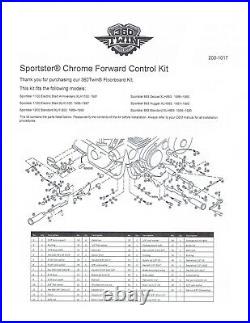 360 Twin Forward Control Kit Harley Davidson Sportster 1986-1990 (200-1017)