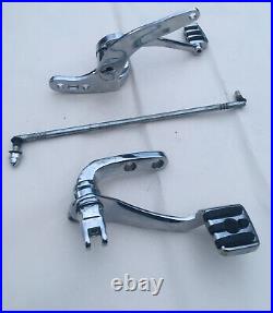 91-17 Dyna Chrome Forward Controls Mids Peg Mount Brake Lever Shifter Fxdc Fxdwg