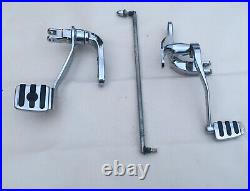 91-17 Dyna Chrome Forward Controls Mids Peg Mount Brake Lever Shifter Fxdc Fxdwg