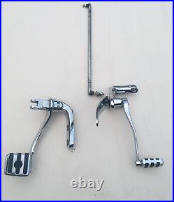 91-17 Dyna Chrome Forward Controls Mids Peg Mount Brake Lever Shifter Fxdc Fxdwg