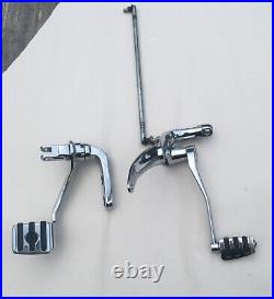 91-17 Dyna Chrome Forward Controls Mids Peg Mount Brake Lever Shifter Fxdc Fxdwg