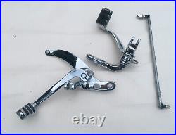 91-17 Dyna Chrome Forward Controls Mids Peg Mount Brake Lever Shifter Fxdc Fxdwg