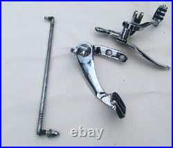 91-17 Dyna Chrome Forward Controls Mids Peg Mount Brake Lever Shifter Fxdc Fxdwg