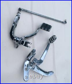 91-17 Dyna Chrome Forward Controls Mids Peg Mount Brake Lever Shifter Fxdc Fxdwg