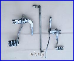 91-17 Dyna Chrome Forward Controls Mids Peg Mount Brake Lever Shifter Fxdc Fxdwg