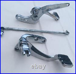 91-17 Dyna Chrome Forward Controls Mids Peg Mount Brake Lever Shifter Fxdc Fxdwg