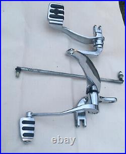 91-17 Dyna Chrome Forward Controls Mids Peg Mount Brake Lever Shifter Fxdc Fxdwg