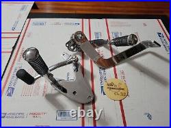 91-17 Harley Davidson Dyna Forward Controls Chrome Brake Shifter Mounts FXD FWD