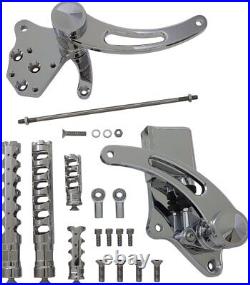 Accutronix AK Slotted Muzzle Kickback Chrome Forward Controls (FC103-KSAKC)