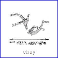 Accutronix Slotted Chrome Forward Controls (FC305-SSC)