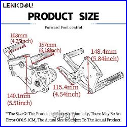 Aluminum Forward Control Foot Pegs Kit For Harley Softail Deuce Fat Boy Breakout