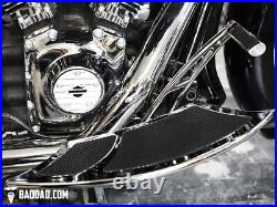 Bad Dad Chrome Forward Control Kit with Heel-Toe Shifter Softail Touring 81134-2