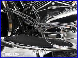 Bad Dad Chrome Forward Control Kit with Heel-Toe Shifter Softail Touring 81134-2