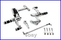 Billet Forward Control Kit with Master Cylinder for Harley Davidson by V-Twin