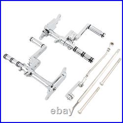 Billet Forward Controls Chrome Kit For Harley 86-03 Sportster XL883 1100 XL1200