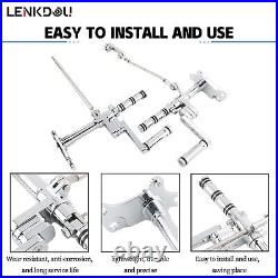Billet Forward Controls Chrome Kit For Harley 86-03 Sportster XL883 1100 XL1200