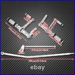 CNC Chrome Forward Controls Foot Pegs Fit For Harley Dyna Low Rider 2006-2017