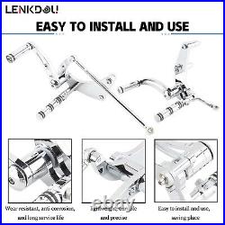 CNC Forward Control Kit & Foot Pegs For Harley Softail Standard FXST FXLR 18-23