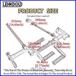 CNC Forward Controls Foot Pegs Kit For Harley Sportster XL 883 XL 1200 1986-2003