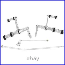 Chrome Aluminum Forward Controls Fit For Harley Dyna Low Rider Street Bob FXD