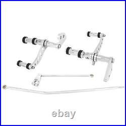 Chrome Aluminum Forward Controls Fit For Harley Dyna Low Rider Street Bob FXD