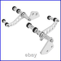 Chrome Aluminum Forward Controls Fit For Harley Dyna Low Rider Street Bob FXD