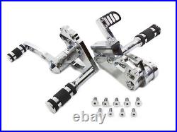 Chrome Billet Forward Control Kit+2 V-TWIN 22-0755 1986-1999 Harley Softail