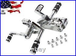 Chrome Billet Forward Control Kit+2 V-TWIN 22-0755 1986-1999 Harley Softail