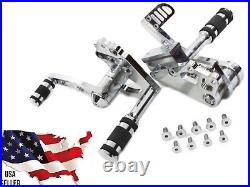 Chrome Billet Forward Control Kit+2 V-TWIN 22-0755 1986-1999 Harley Softail