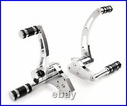 Chrome Billet Forward Controls Pegs Rods 1987-1999 Harley Evo Evolution Softail