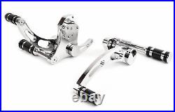 Chrome Billet Forward Controls Pegs Rods 1987-1999 Harley Evo Evolution Softail