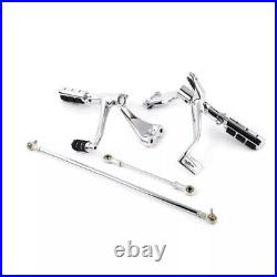 Chrome Footpegs Footrest Forward Controls Pegs Levers For 04 13 Sportster 1200