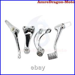 Chrome Footpegs Forward Control Kit For Harley Sportster XL1200 48 Iron 2004-13