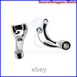 Chrome Footpegs Forward Control Kit For Harley Sportster XL1200 48 Iron 2004-13