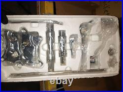 Chrome Forward Control Kit, pn 47-442, for 36- 99 Harley Big Twins