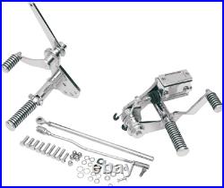 Chrome Forward Control Kit with Pegs Harley Low Rider 77-84