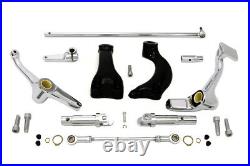 Chrome Forward Control Kit with Pegs fits Harley-Davidson