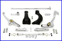 Chrome Forward Control Kit with Pegs fits Harley Davidson