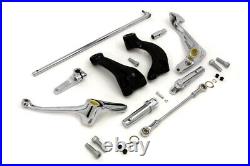 Chrome Forward Control Kit with Pegs fits Harley Davidson