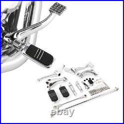 Chrome Forward Control Levers Linkages Fit For Harley Sportster 883 1200 04-13