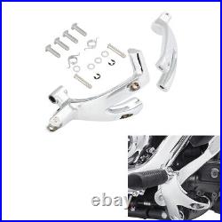 Chrome Forward Control Mount Fit For Harley Sport Glide Fat Bob FXFB FXBR 18-23