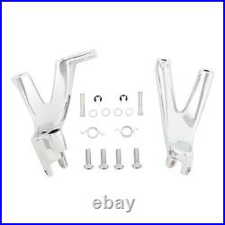 Chrome Forward Control Mount Fit For Harley Sport Glide Fat Bob FXFB FXBR 18-23