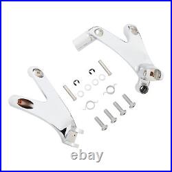 Chrome Forward Control Mount Fit For Harley Sport Glide Fat Bob FXFB FXBR 18-23