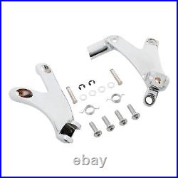 Chrome Forward Control Mount Fit For Harley Sport Glide Fat Bob FXFB FXBR 18-23