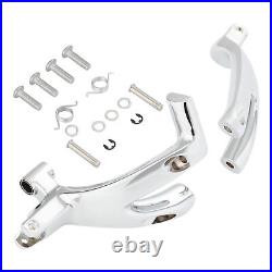 Chrome Forward Control Mount Fit For Harley Sport Glide Fat Bob FXFB FXBR 18-23