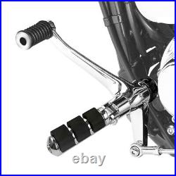 Chrome Forward Control Peg Lever Linkage Fit For Harley Sportster XL 1991-2003