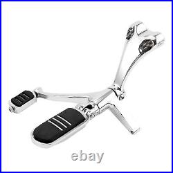 Chrome Forward Control Pegs Bracket Fit For Harley Sportster 883 1200 2014-20UP